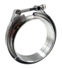 V-Band Clamp Set (includes V-Band and male and female flanges) | 5 inch | Stainless Steel